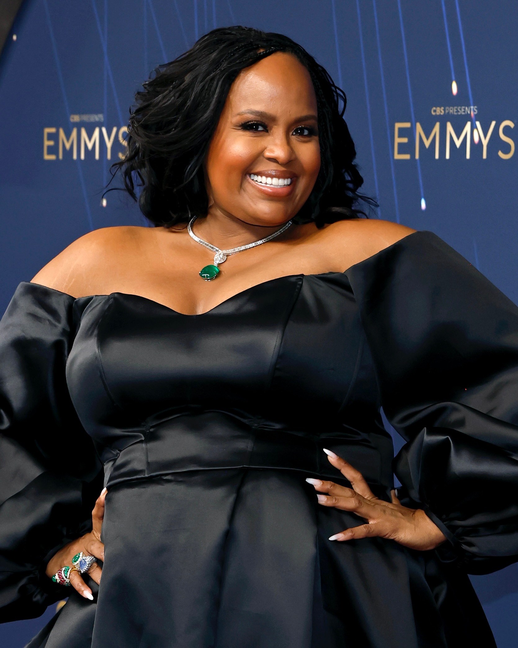 Natasha Rothwell Wore David Webb Jewelry to the 2025 Emmy Awards