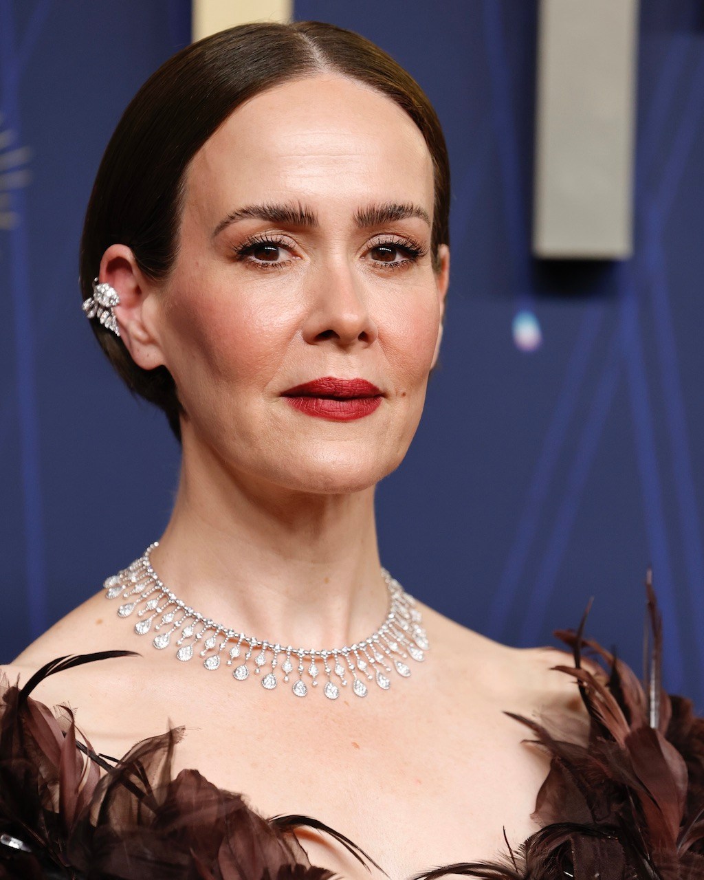 Sarah Paulson Wore Boucheron Diamonds to the 2025 Emmy Awards