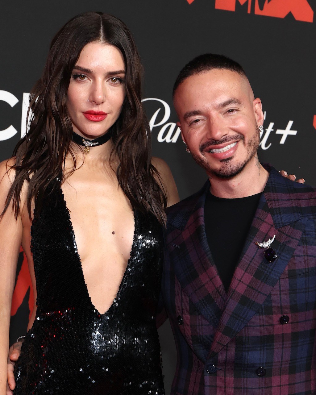 Valentina Ferrer and J Balvin Wear Tiffany & Co. at the 2025 MTV VMAs