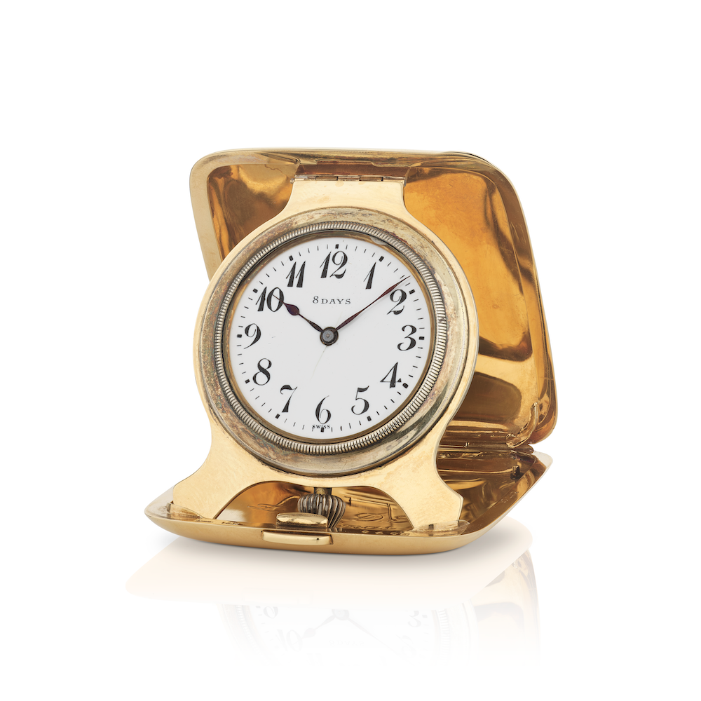 Vanderbilt jewelry Cartier traveling clock