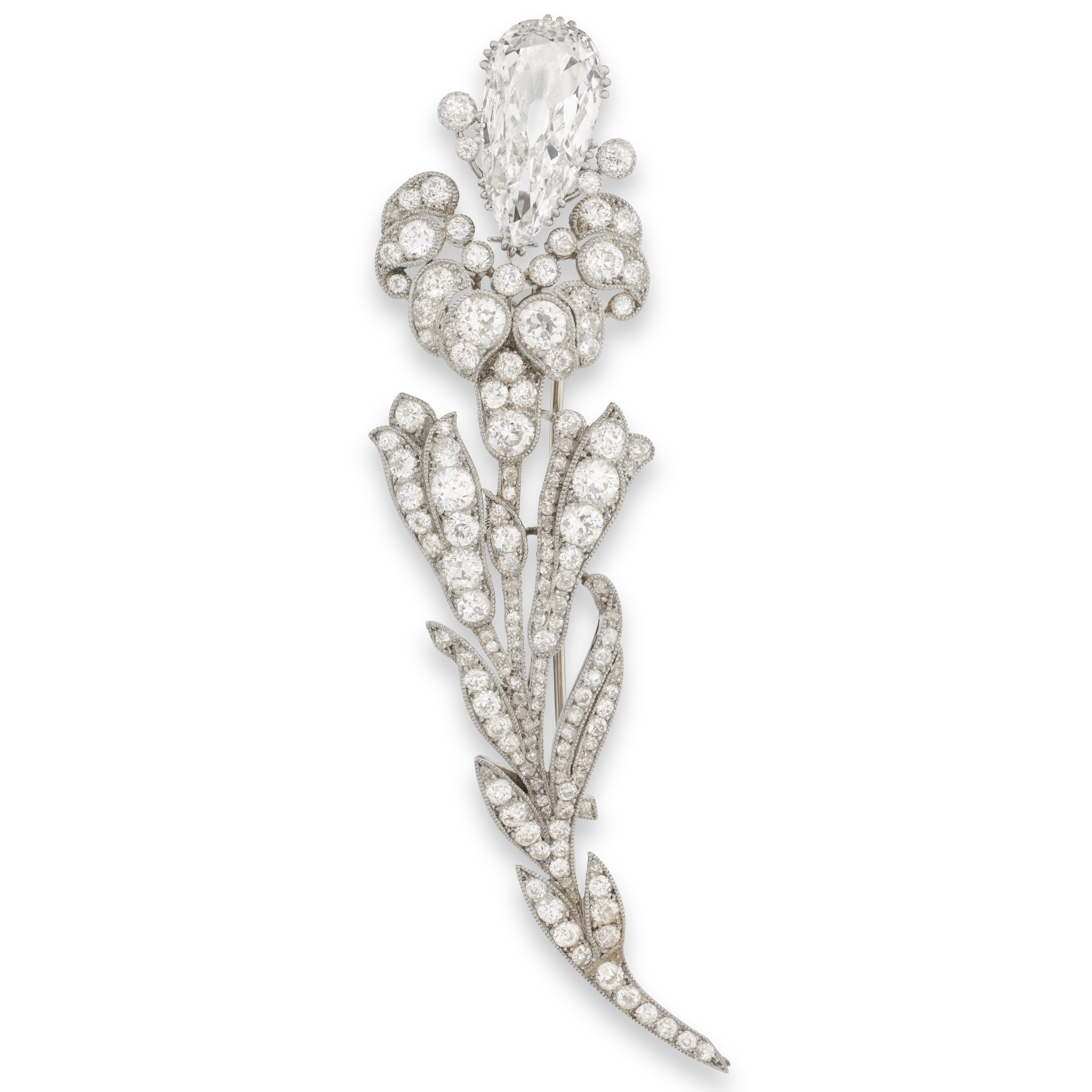 Vanderbilt Jewelry: Cartier, Magnificent diamond brooch, circa 1905