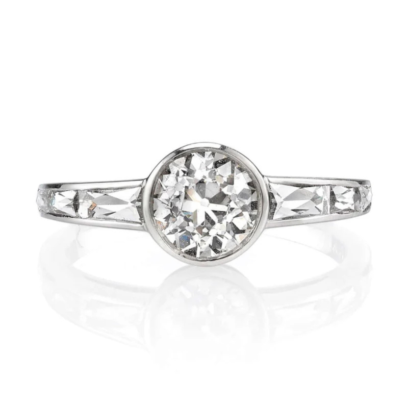 old european cut diamond ring