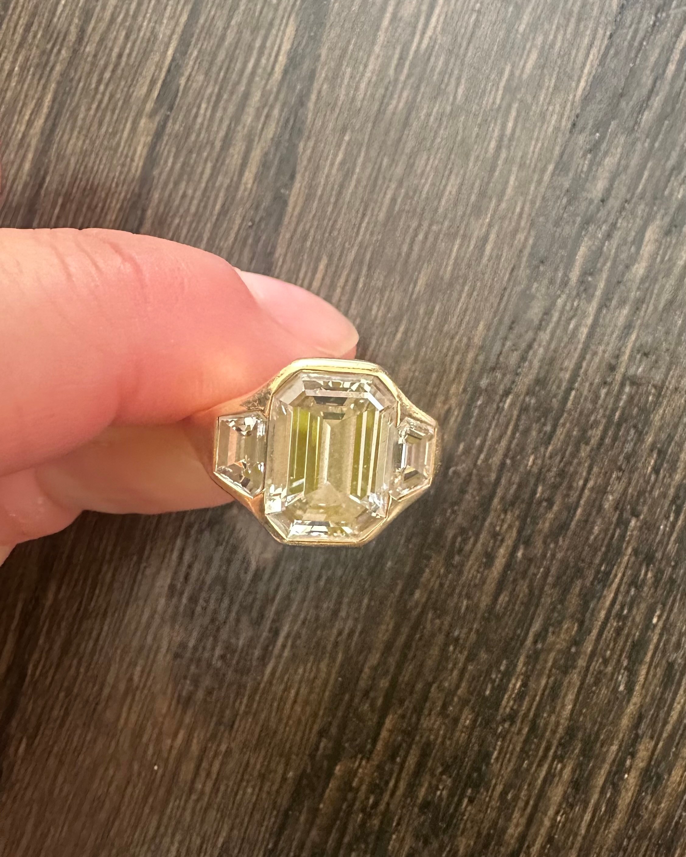 Emily Talamo's Diamond Engagement Ring Redesign By Brent Neale. (Emily Talamo)