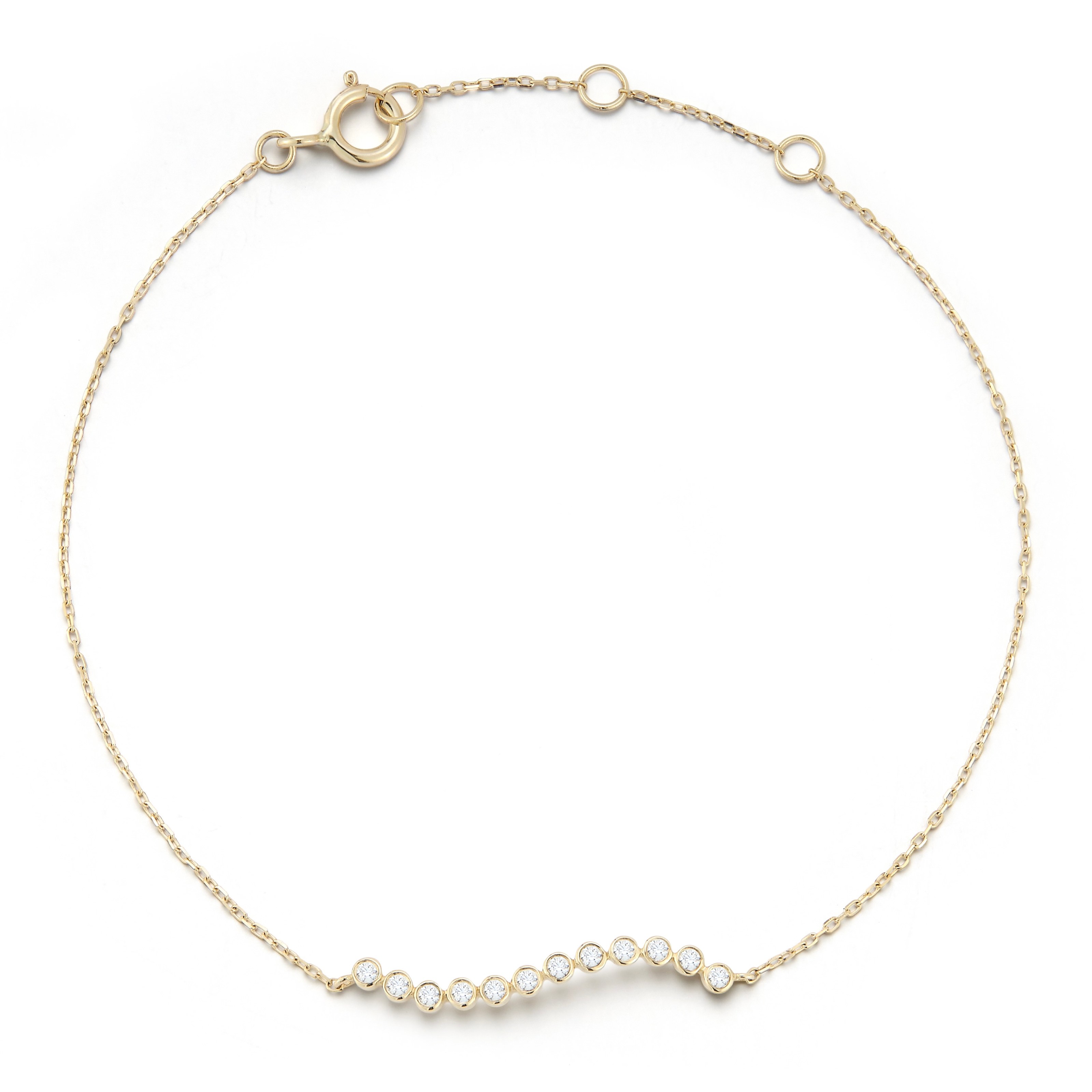 affordable diamond jewelry: diamond bracelet