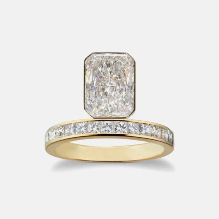 KatKim Radiant Cut Diamond Peak Ring, Price Upon Request, katkimfinejewelry.com