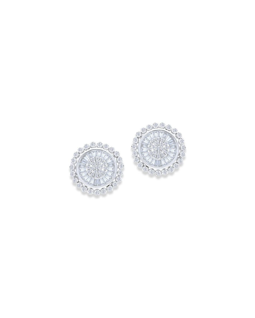 Natural Diamond Round Earring