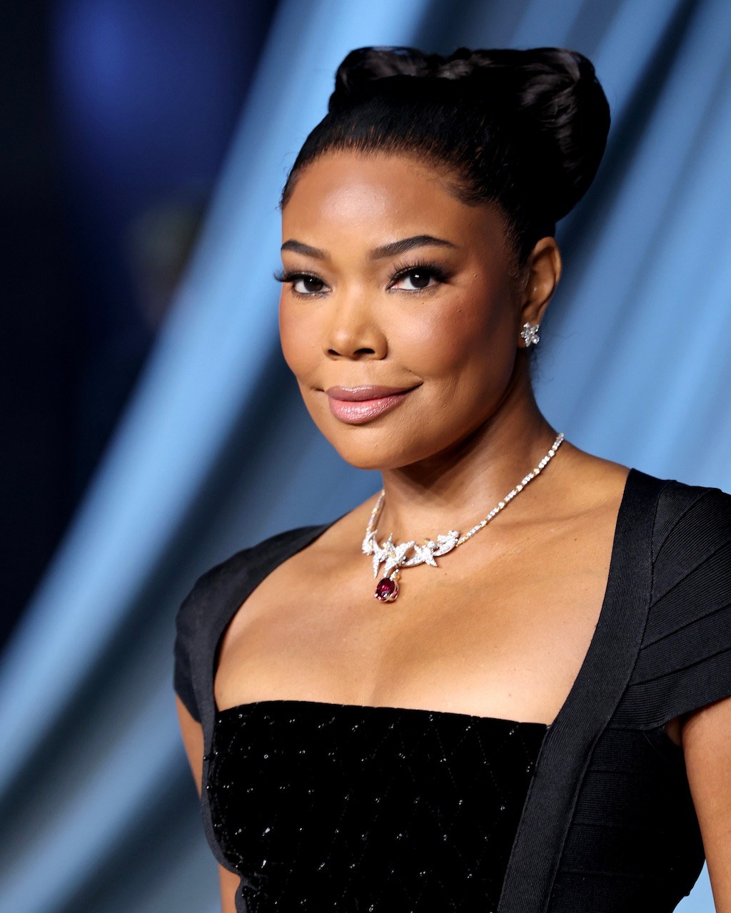 Gabrielle Union in Tiffany & Co. Diamond Jewelry 2025 Academy Museum Gala