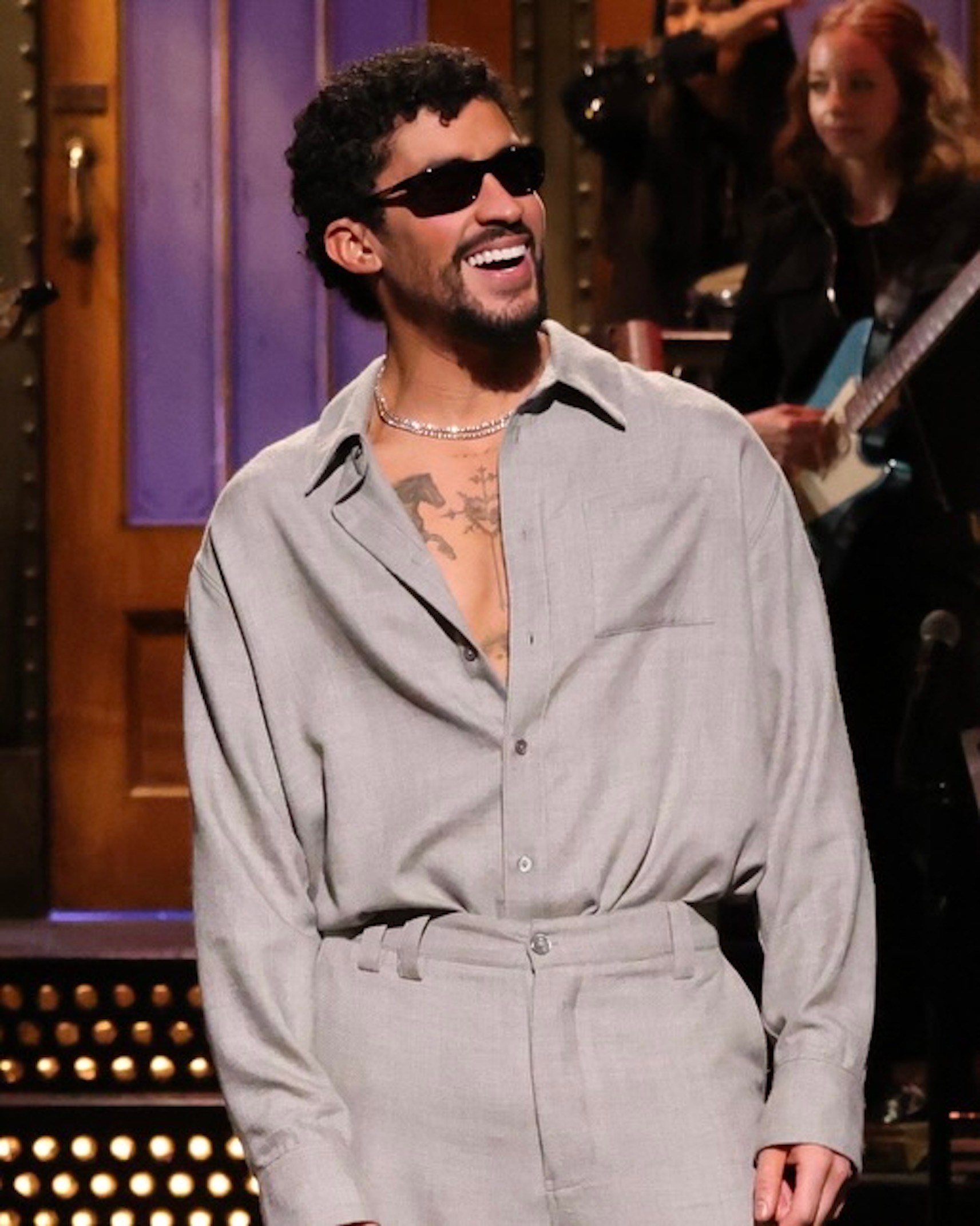 Bad Bunny Wore Le Vian Desert Diamonds to Host SNL in 2025