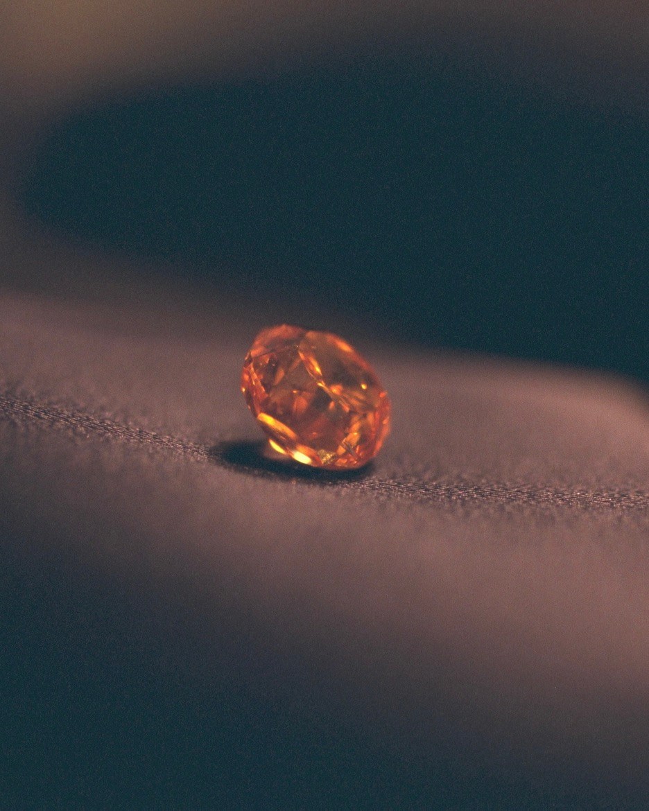 The Pumpkin Diamond orange diamond