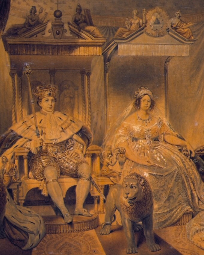 Danish Crown Jewels Portrait of King Christian IV and his first wife, Anne Catherine of Brandenburg.