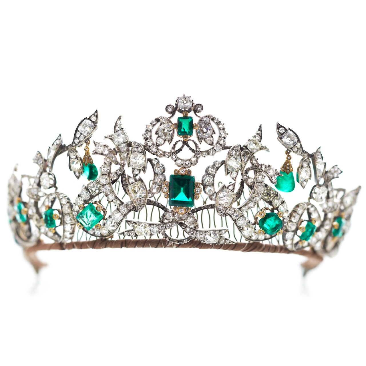 Emerald Tiara from Royal Danish Crown Jewels Collection.