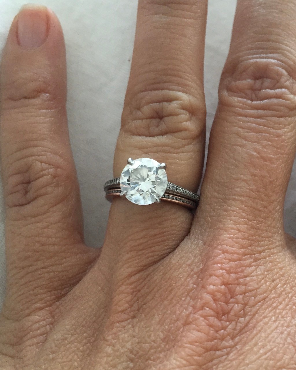 Lauren Harwell Godfrey has reimagined her sentimental diamond engagement ring