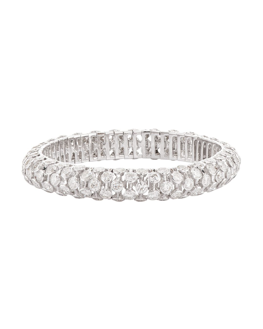 Stylish Diamond Cuff