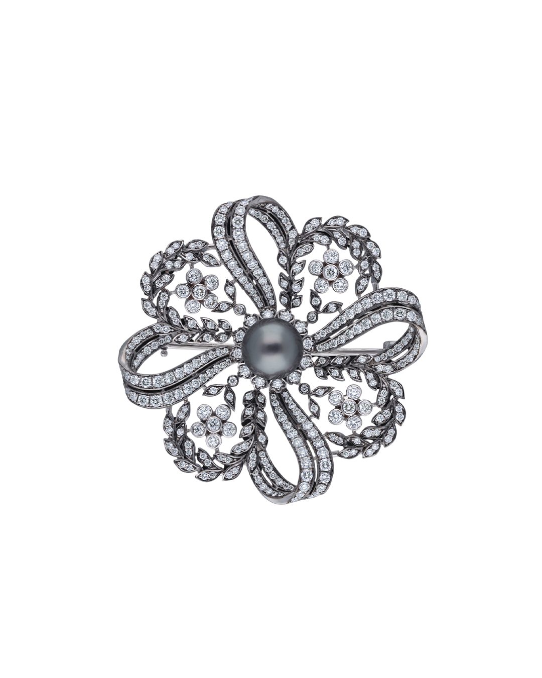 Solitaire Diamond Brooch