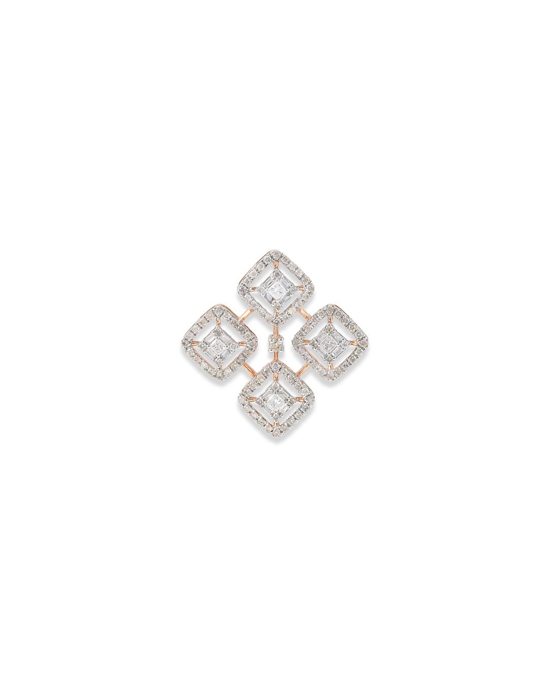 Natural Diamond Brooch