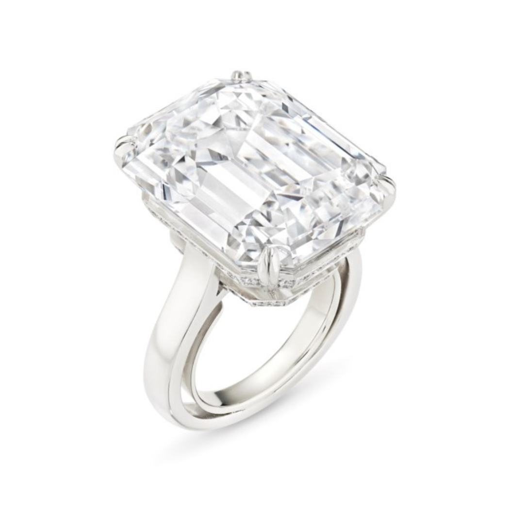 An Important Diamond Ring from Elaine Wynn on sale at Christie's Magnificent Jewels Auction