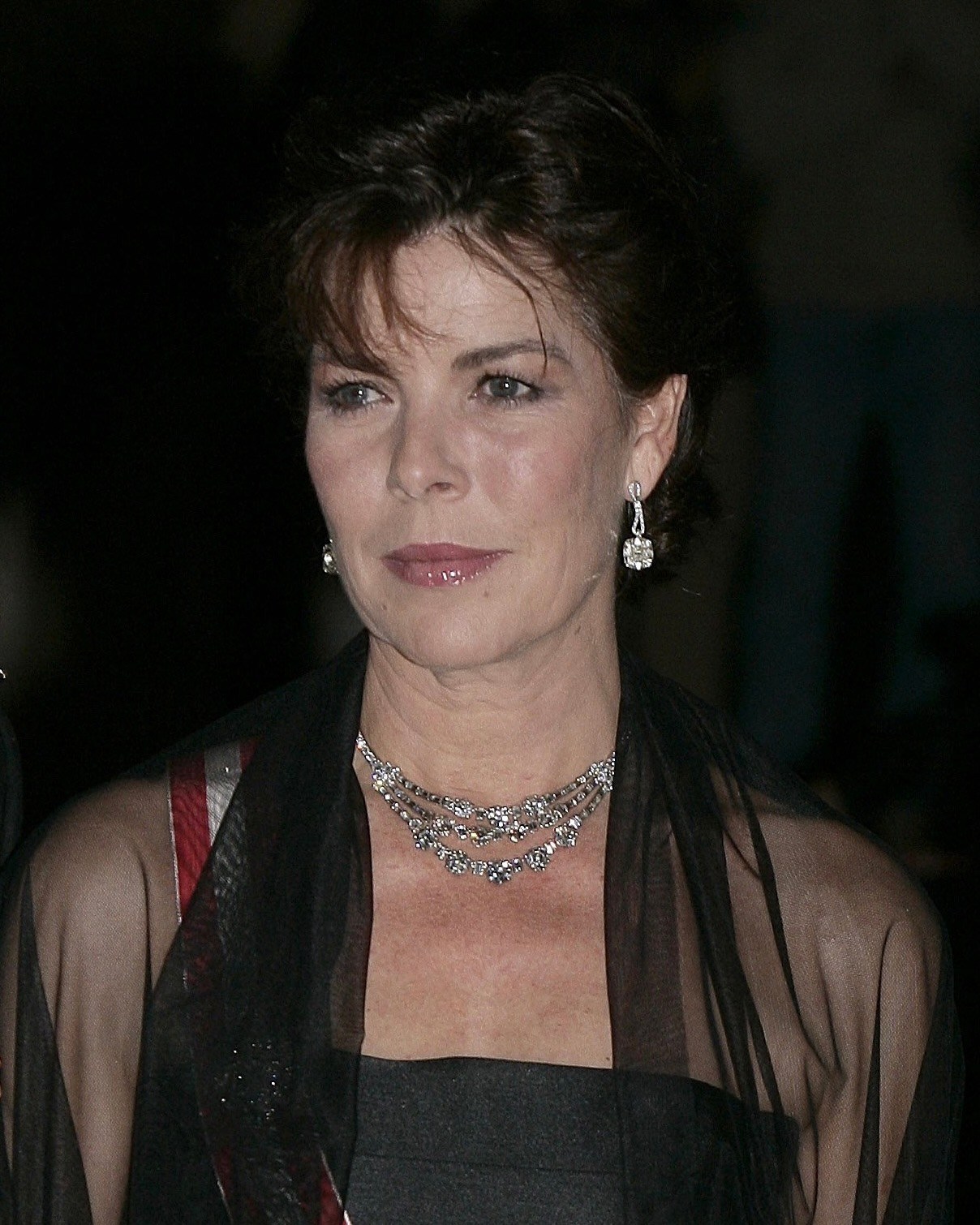 Princess Caroline attends the National Day Gala at the Opera in Monaco on November 19, 2006. (Getty Images)