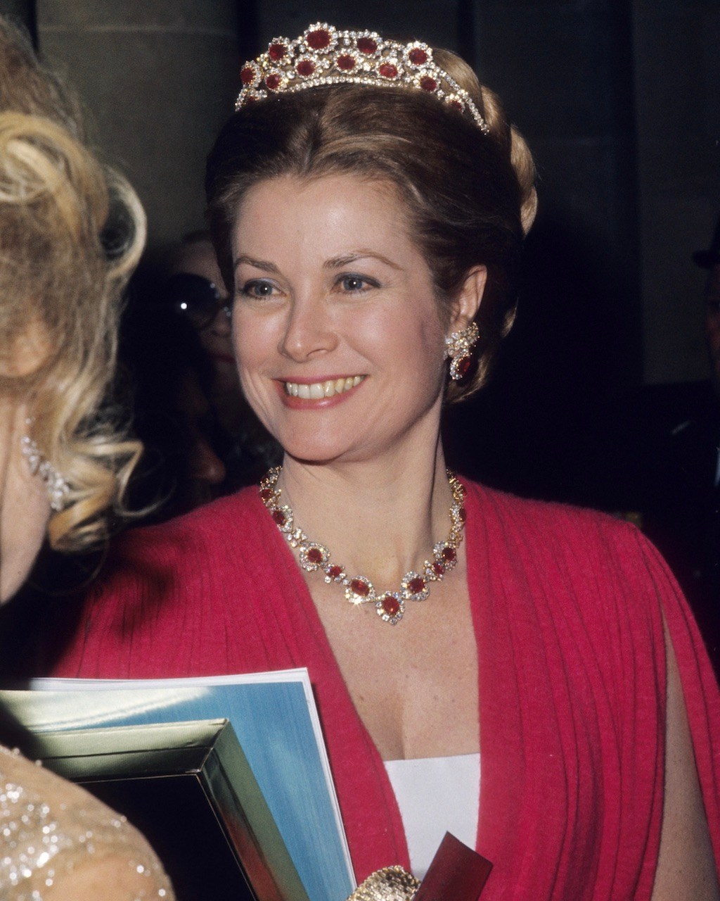 Princess Grace at Versailles Palace Ball in France November 9th 1973. (Getty Images)