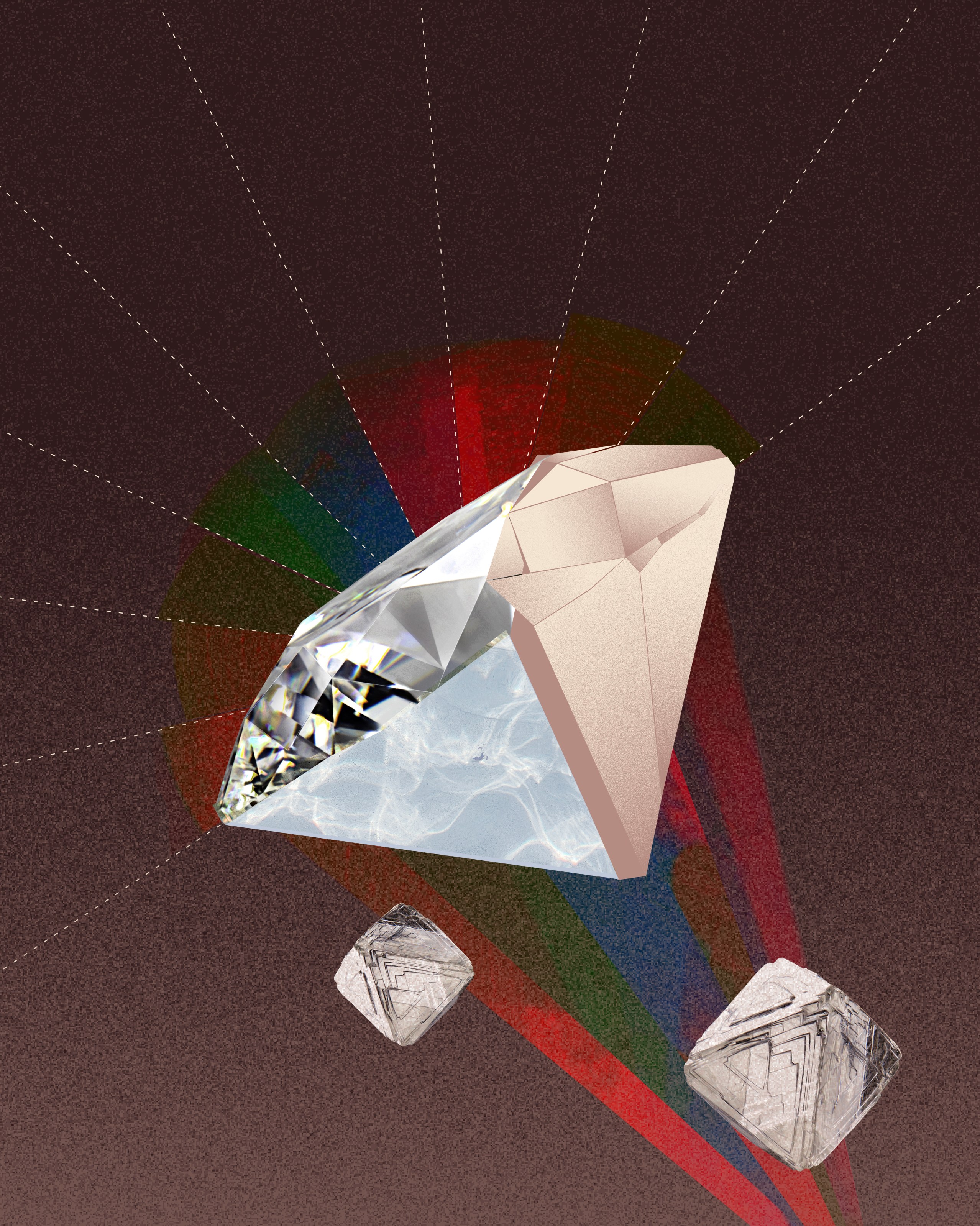 Perfect Diamond Cut and Colour Define Its Individuality