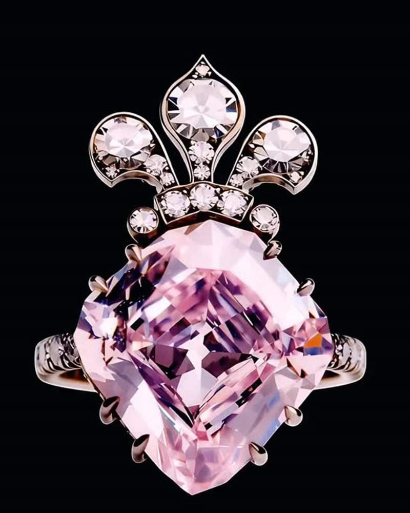 The Marie-Thérèse Pink Diamond Ring (Courtesy of Christie's)