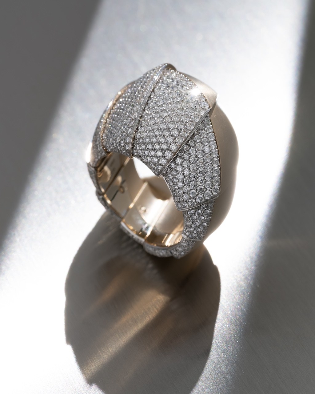 pave diamonds ring