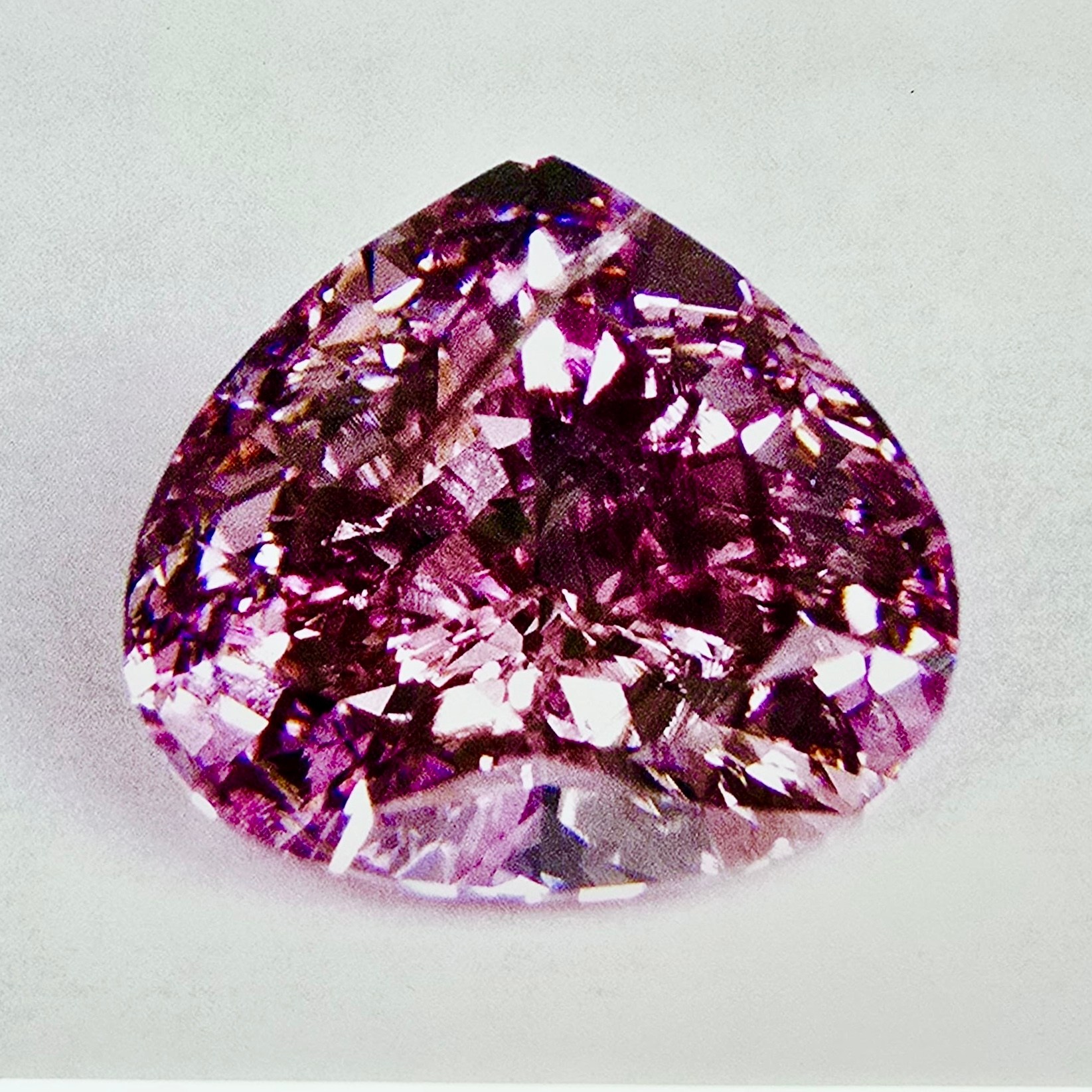 royal purple heart diamond