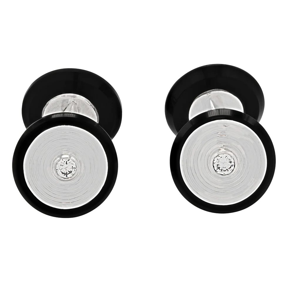 diamond cufflinks