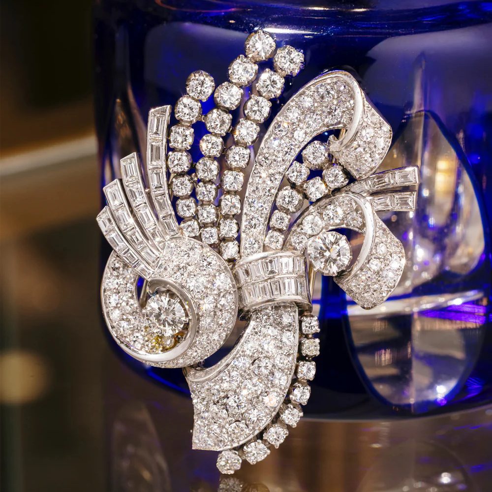 diamond brooches