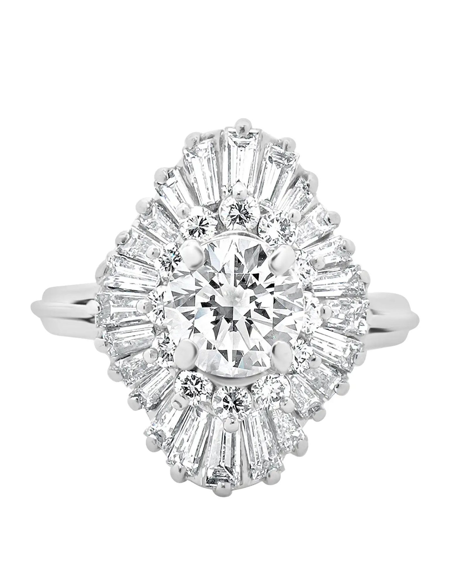 1stDibs Diamond Ballerina Ring, $5,600, 1stdibs.com