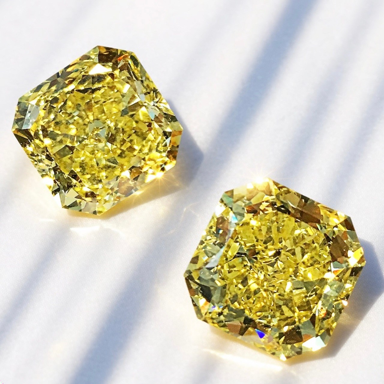 How to Sell a Diamond: 6.5 Carat Radiant Cut Fancy Intense Yellow Diamonds (Courtesy of Circa)