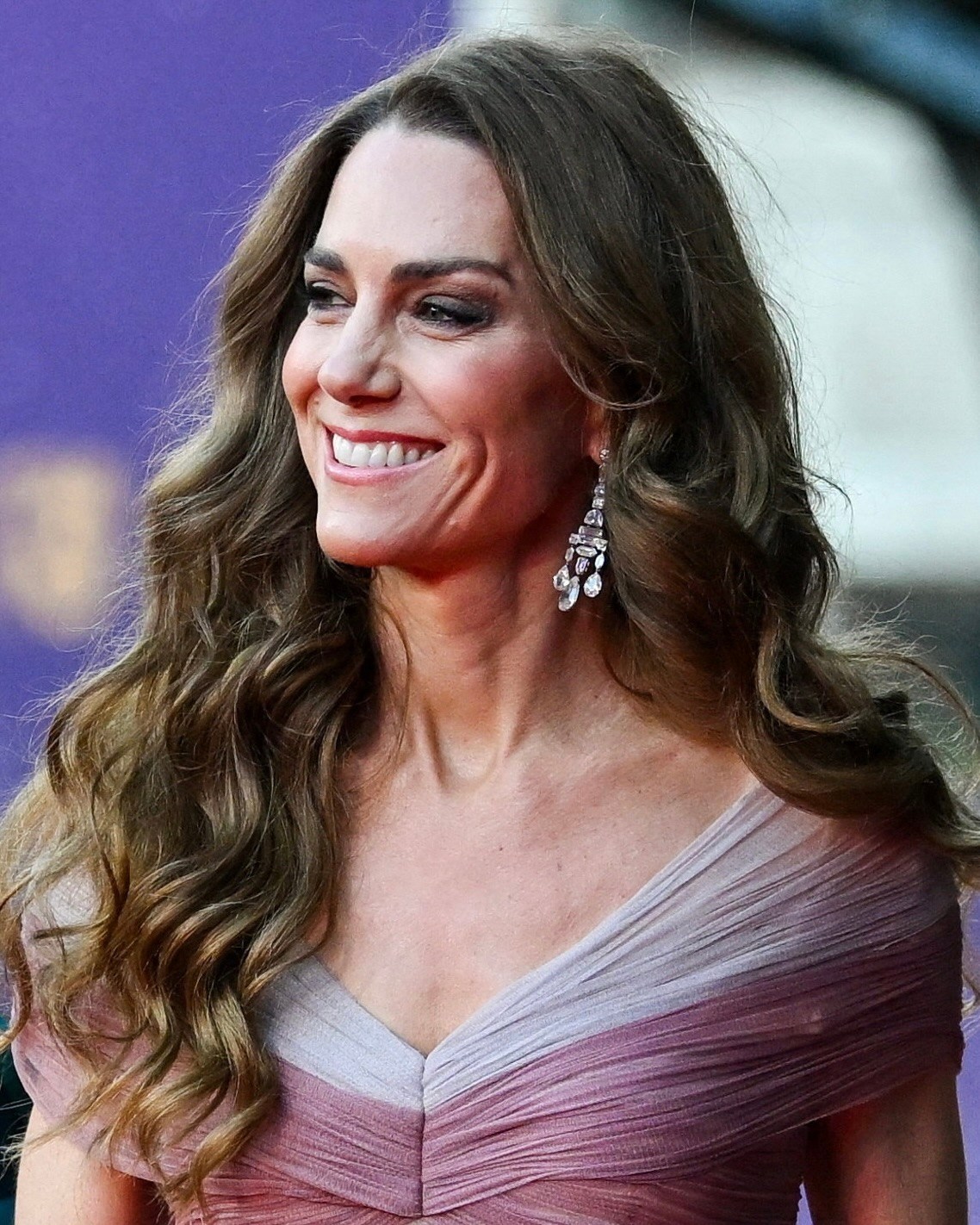 Catherine, Princess of Wales, wears the Greville Chandelier earrings at the 2026 BAFTA Awards