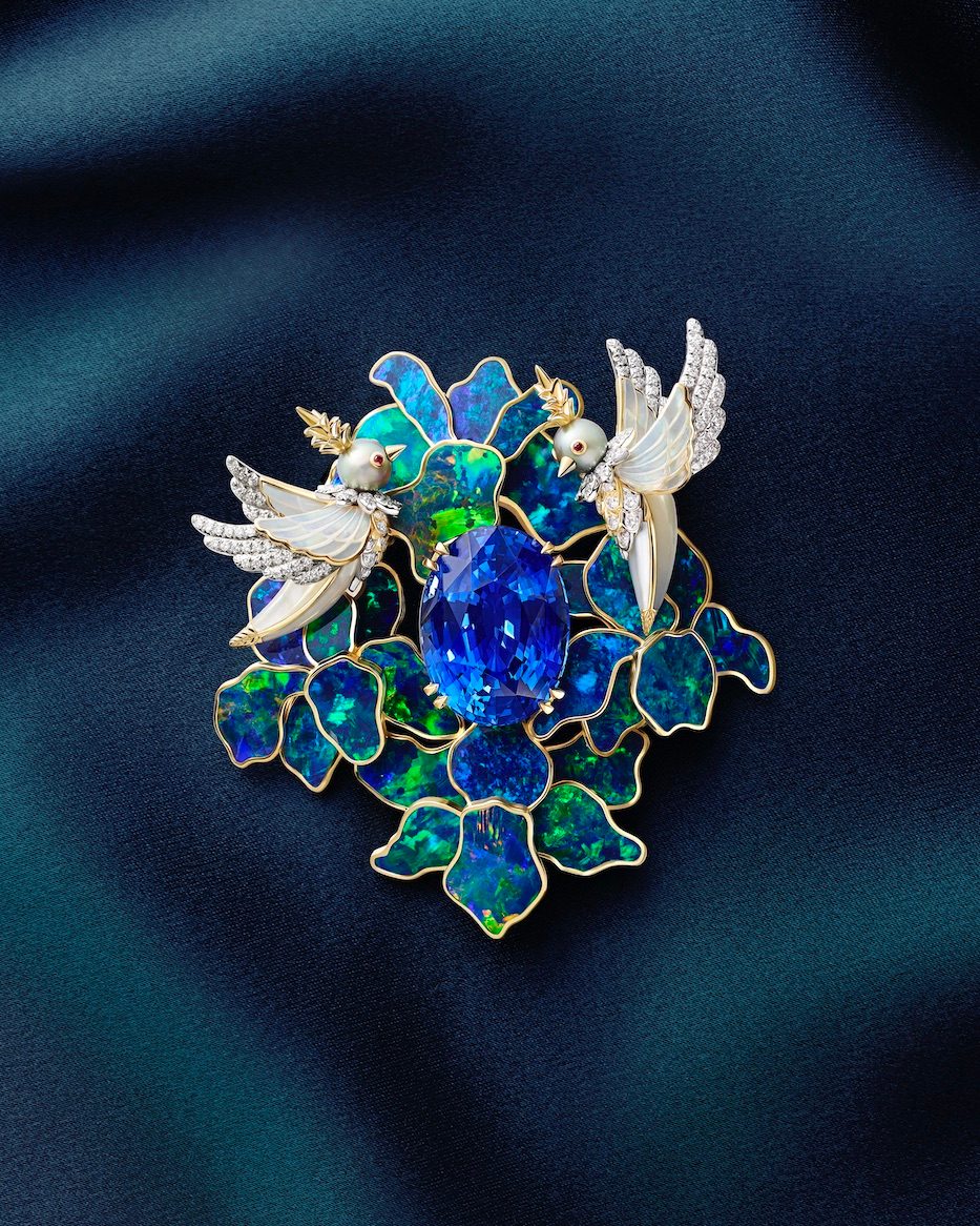 Bird on a Rock Tiffany & Co. debuts a one-of-a-kind creation, Legendary Bird: The Sapphire Edition
