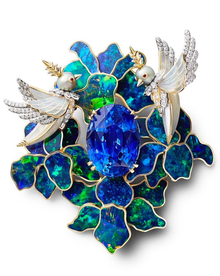 Bird on a Rock Tiffany & Co. debuts a one-of-a-kind creation, Legendary Bird: The Sapphire Edition