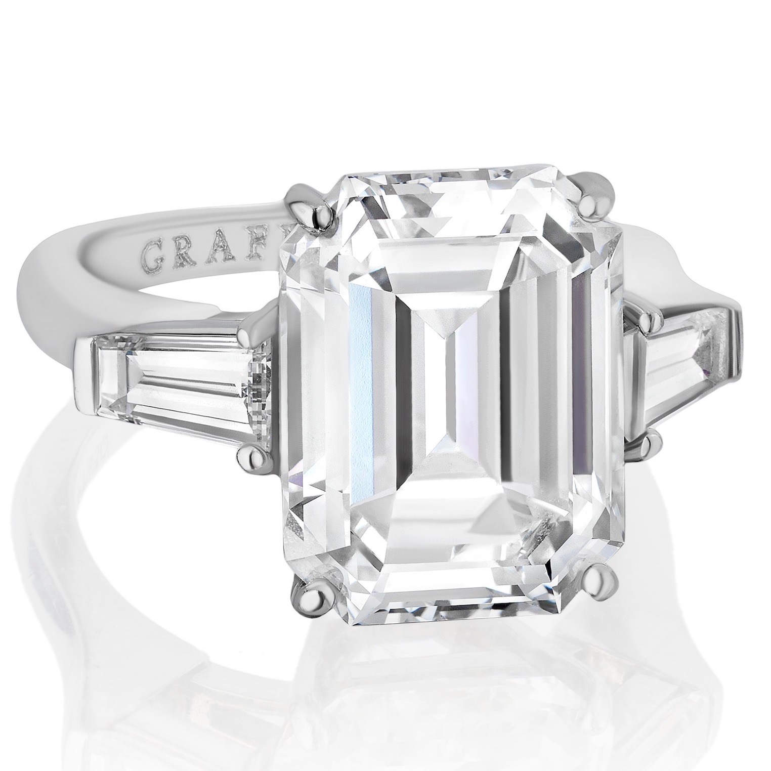 Graff Emerald-Cut Diamond Ring (Courtesy of Circa)