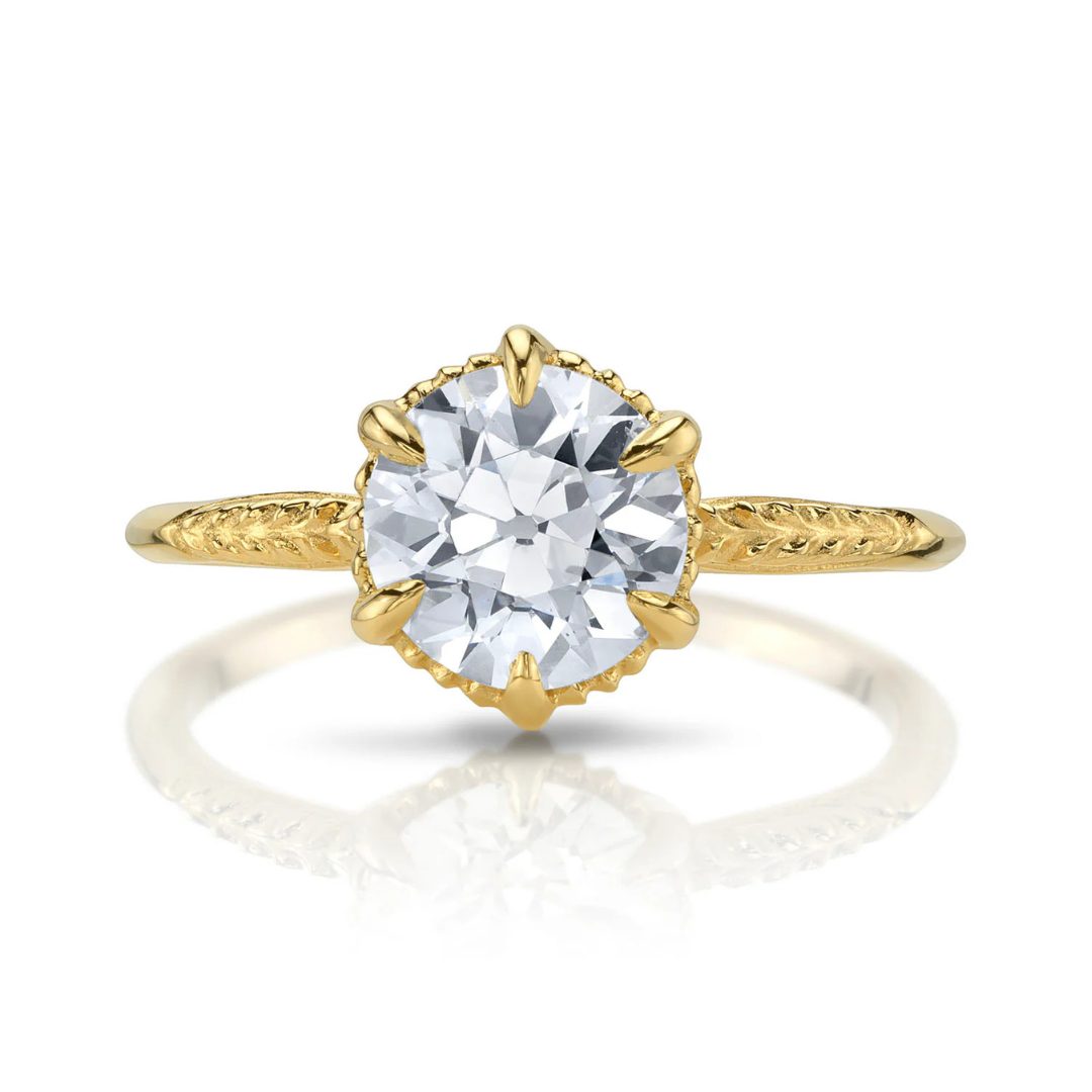 engagement ring trends less is more