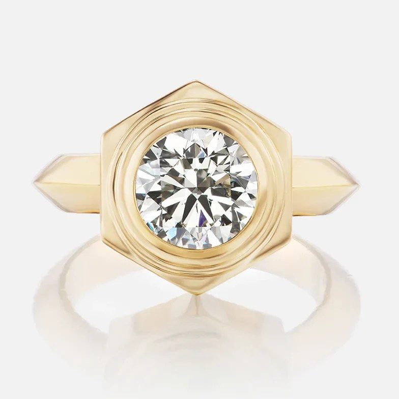 engagement ring trends less is more