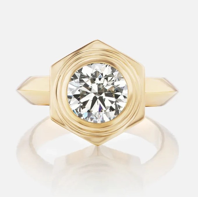 engagement ring trends less is more