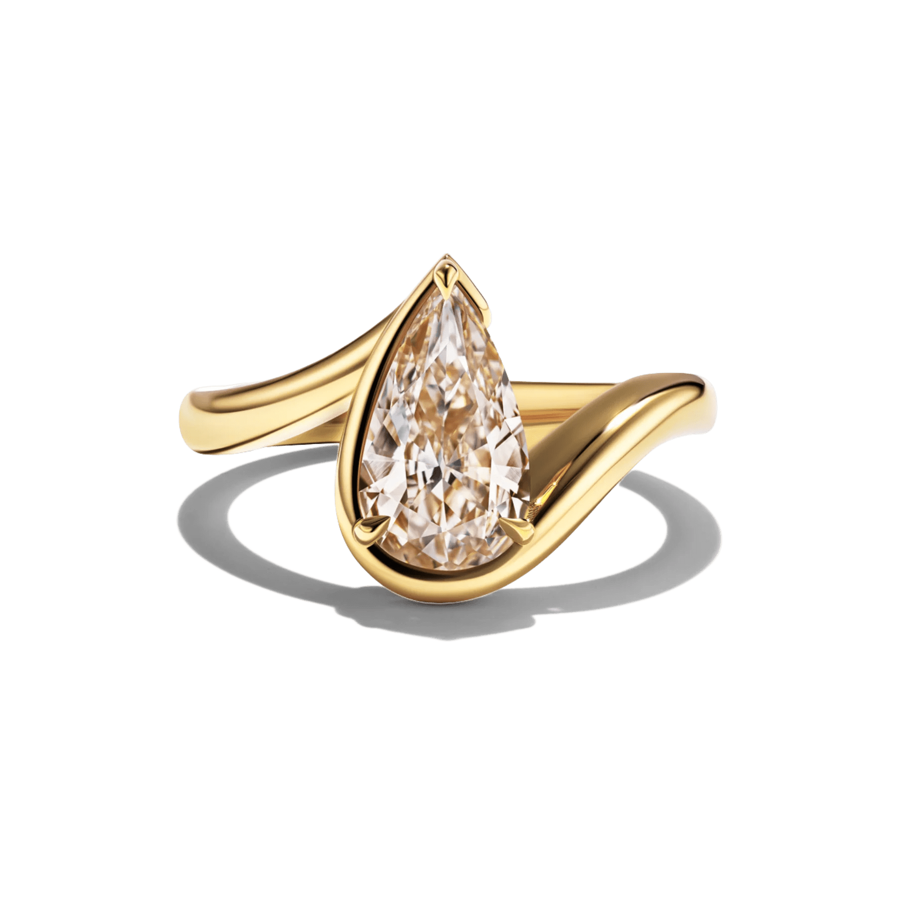 engagement ring trends off white diamond