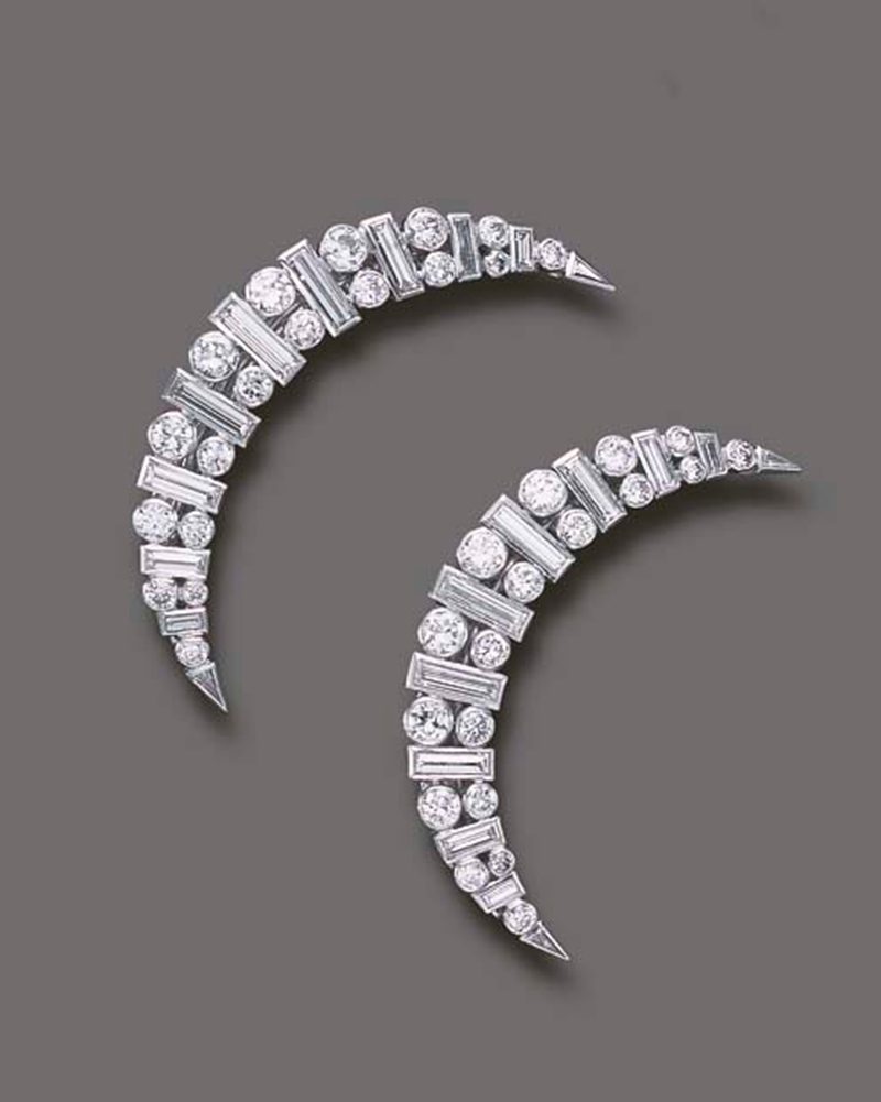 Doris Duke Cartier Diamond Hair Slides, 1937
