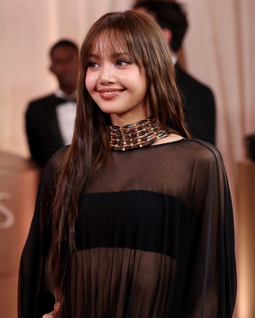 Lisa of BLACKPINK Wore Diamond Bulgari High Jewelry to the Golden Globes 2026