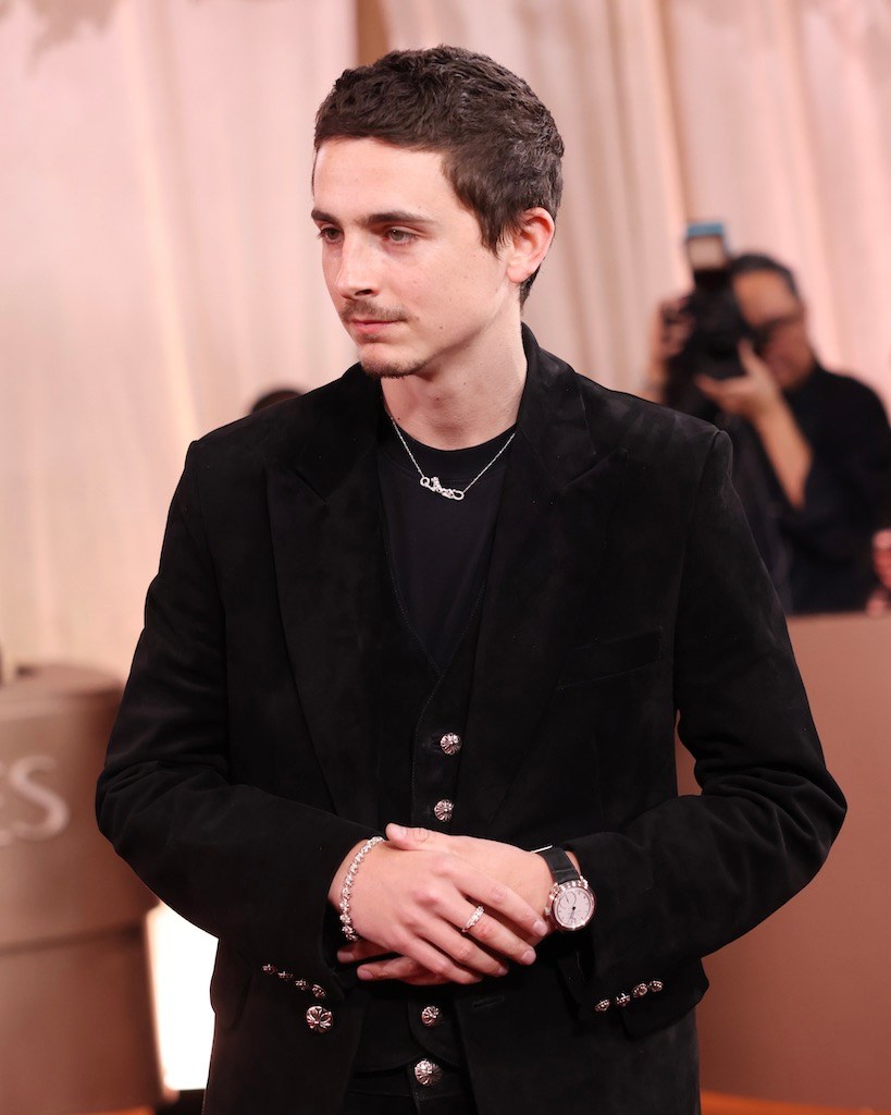 Timothée Chalamet Wore Cartier Jewelry to the Golden Globes 2026