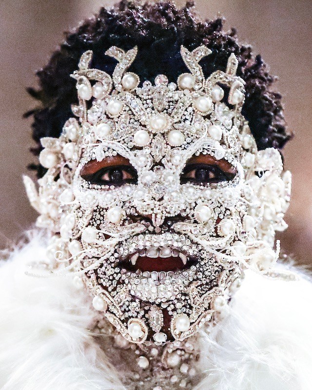 diamond grillz Lil Nas X attends The 2023 Met Gala