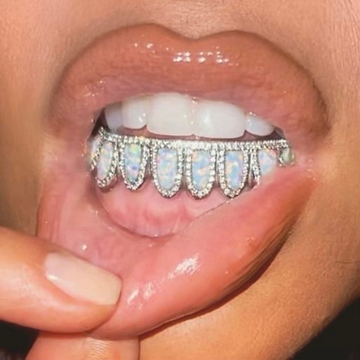 Kim Kardashian Diamond Grillz