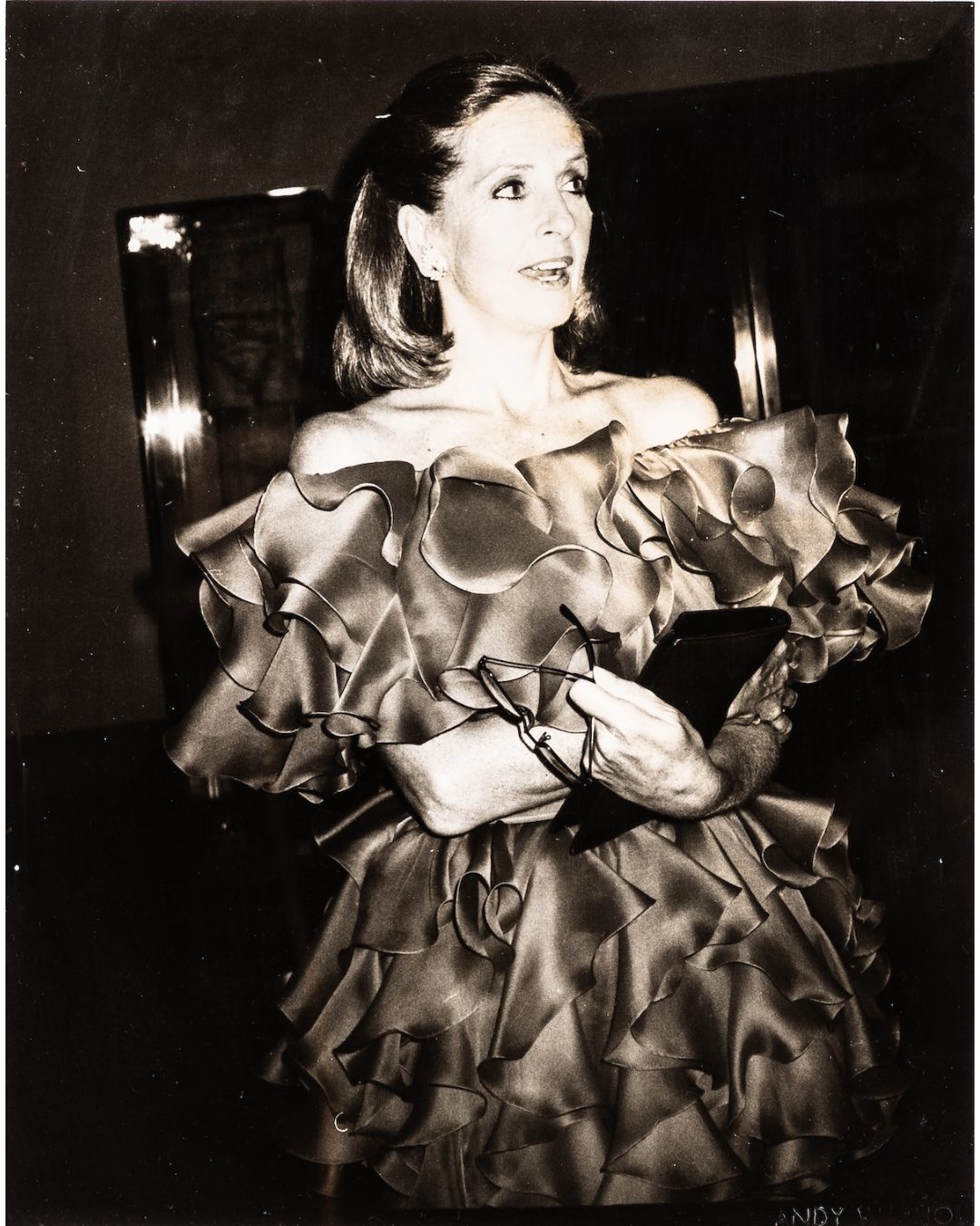 Doris Brynner photographiée par Andy Warhol