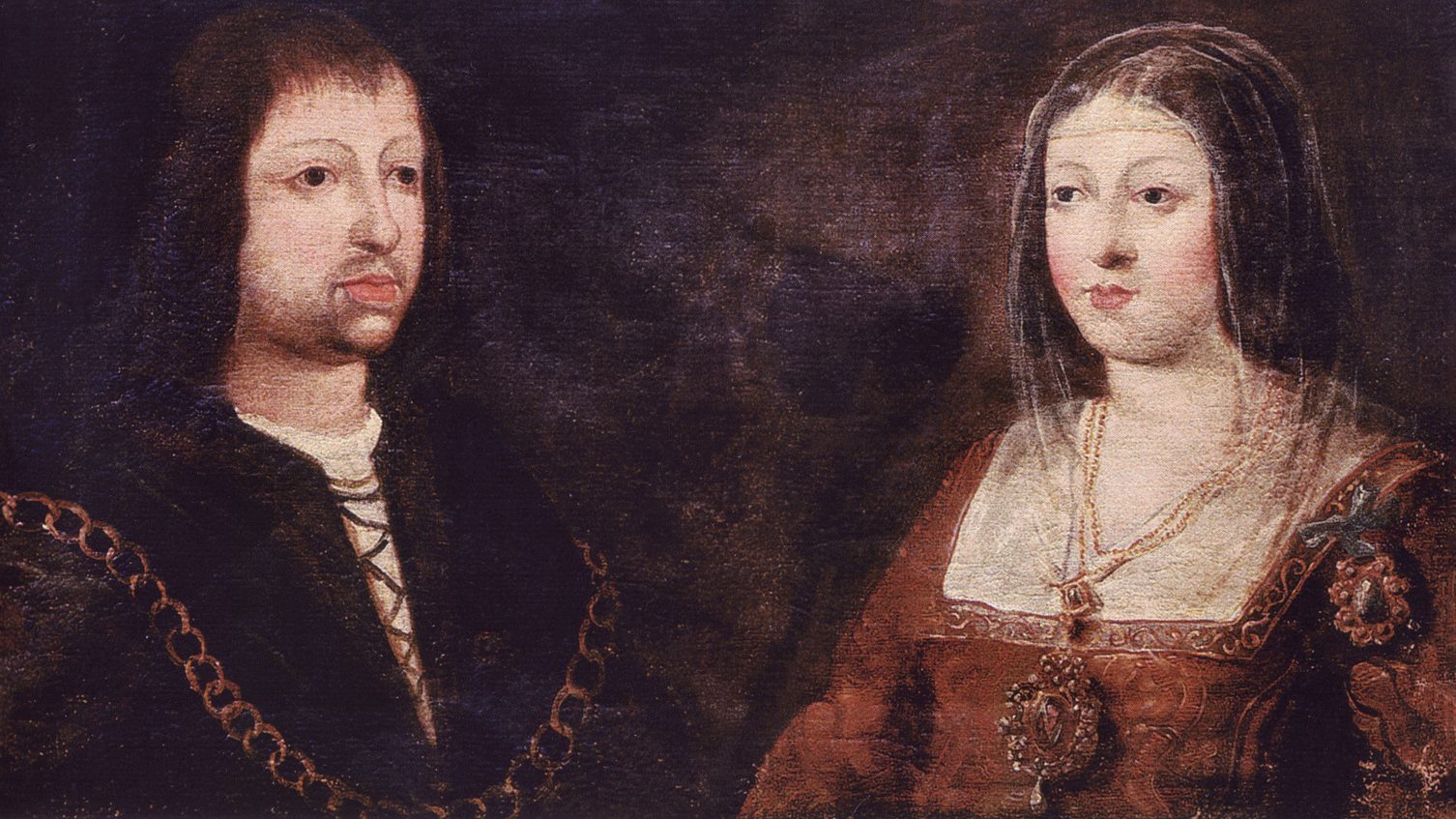 Wedding portrait of King Ferdinand of Aragon and Queen Isabella of Castile, c. 15th century