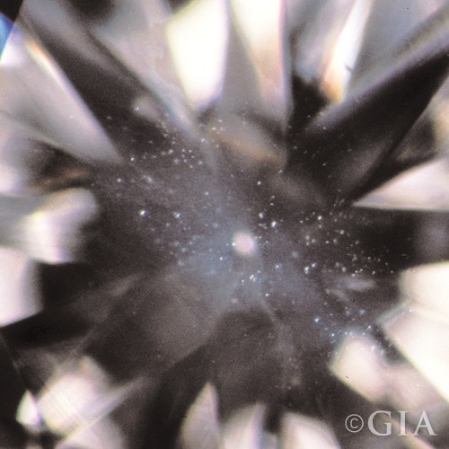Diamond Inclusions Cloud Inclusion (Courtesy of GIA)