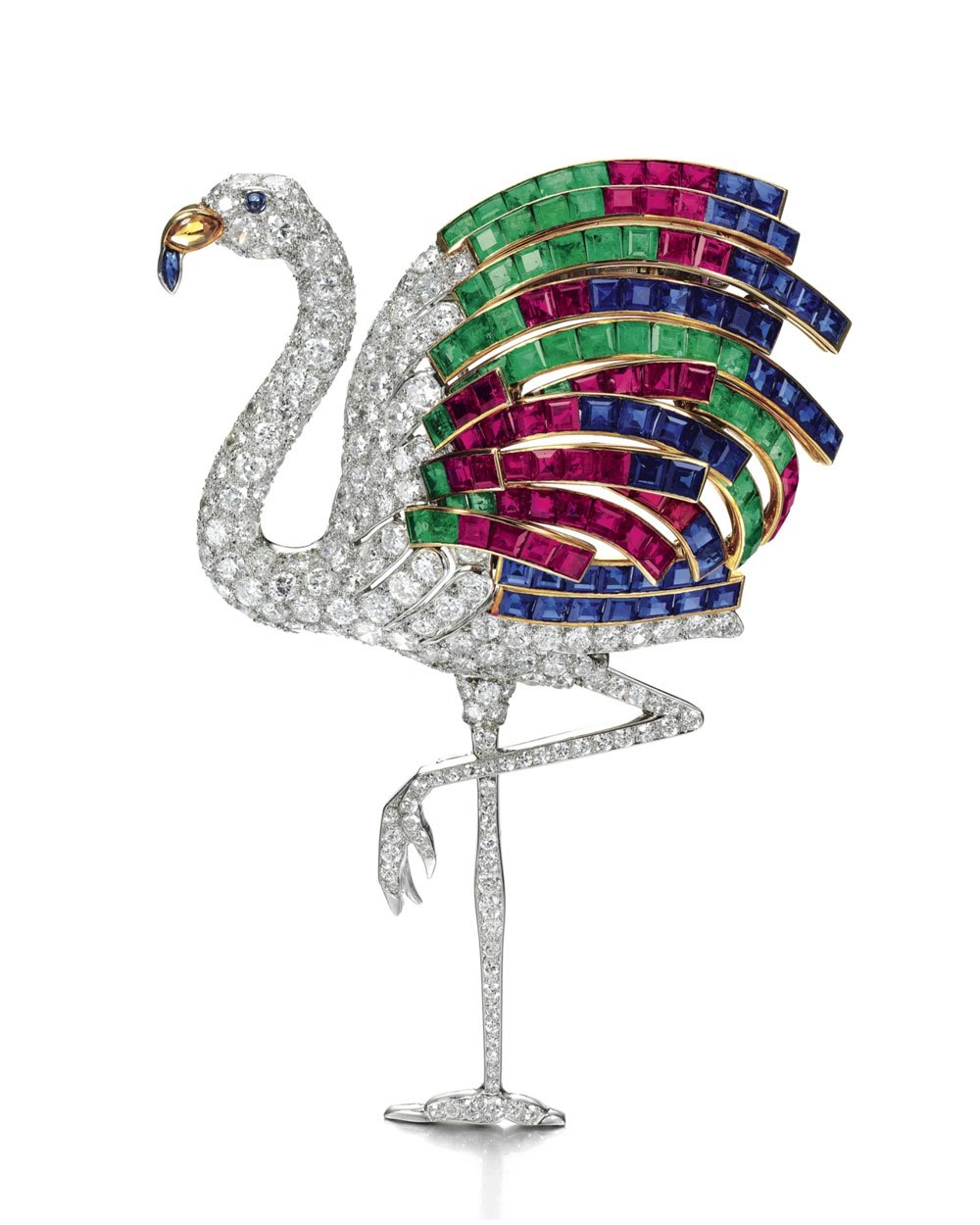 Wallis Simpson Duchess of Windsor's Cartier Flamingo Brooch, 1940 Jeanne Toussaint
