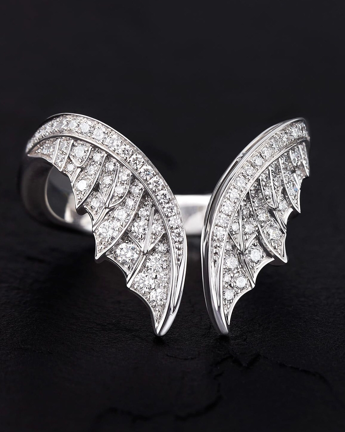 Party Ring Jacket, featuring diamond wings. (Courtesy of Stephen Webster)