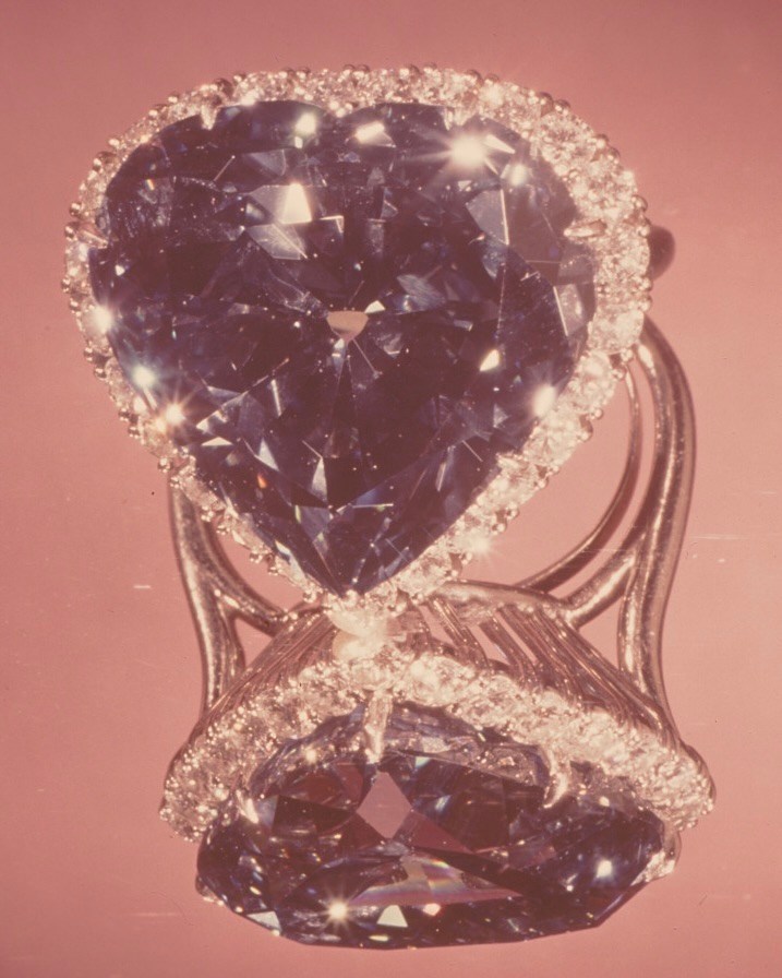 Heart Shaped Diamond Ring The Blue Heart Diamond  Ring 