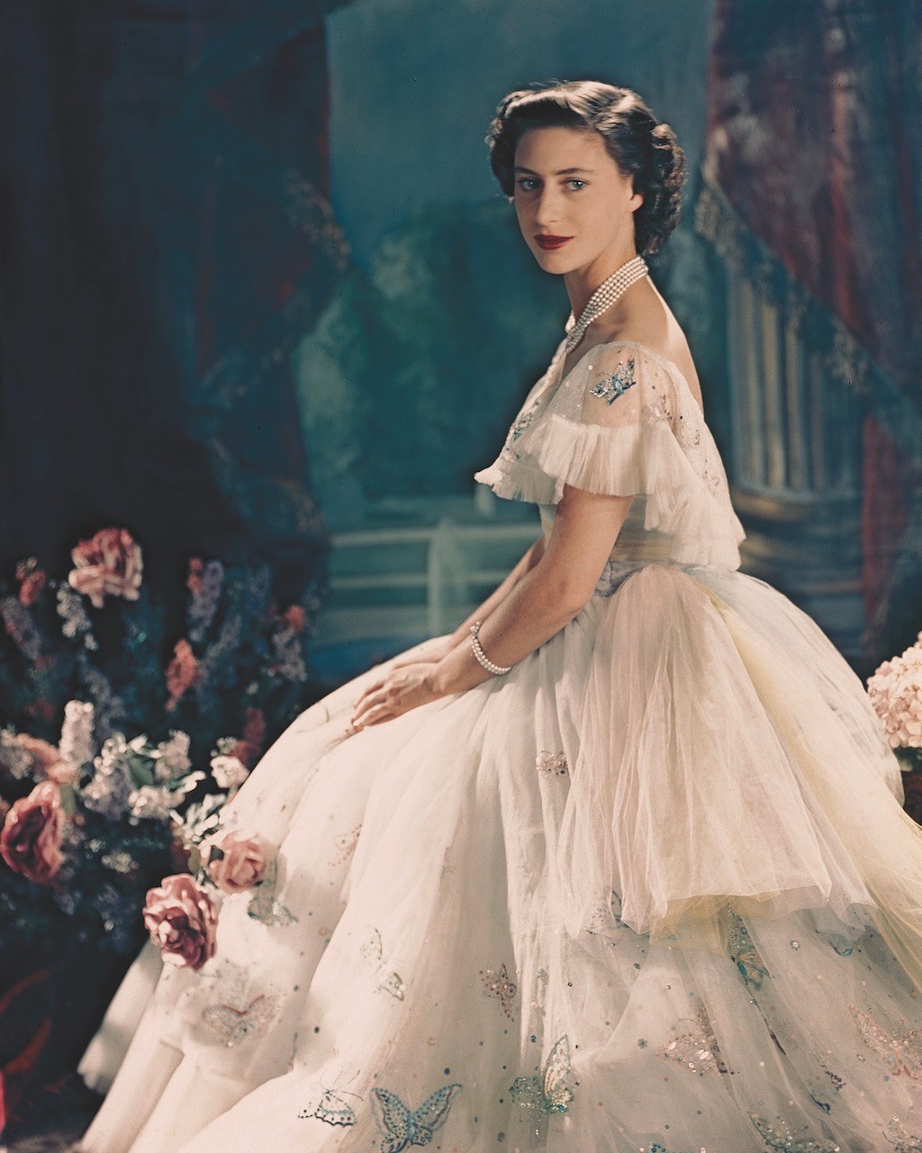 A portrait of Princess Margaret of England on August 01, 1949. (Courtesy of Christie's)